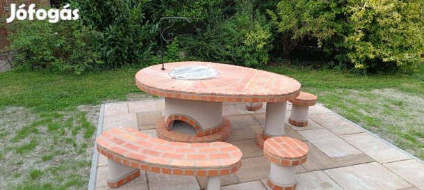 Bográcsozó / Szalonnasütő körte alakú kis talppal