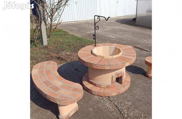 Bográcsozó, szalonnasütő kis kör (átm. 90cm)