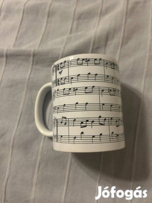 Bögre zenei motívumokkal