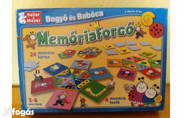 Bogyó és Babóca Memóriaforgó társasjáték