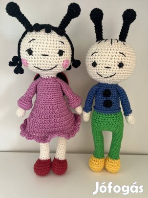 Bogyó és babóca pamut figurák