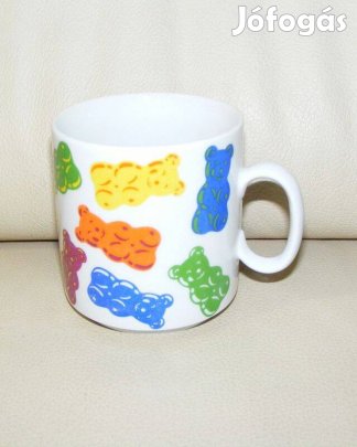 Bohemia gumi macis porcelán bögre