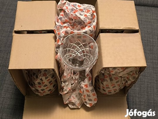 Bohémia kristály boros pohár készlet 