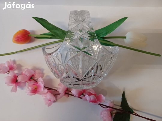 Bohemia kristály kosárka 4800ft 