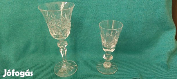 Bohemia kristály pohárkészlet