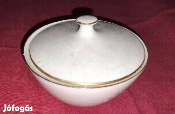 Bohemia porcelán cukortartó