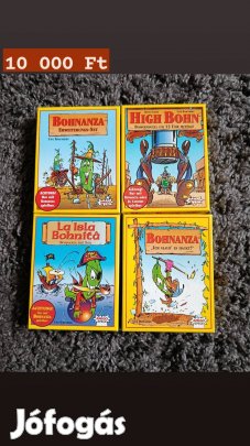 Bohnanza kártyajátékok