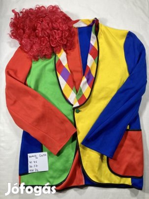 Bohóc jelmez, felnőtt jelmez G697