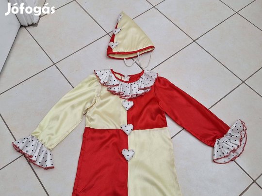Bohóc jelmez sapkával óvodásoknak, kisiskolásoknak eladó