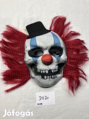 Bohóc maszk, Bohóc jelmez maszk, felnőtt jelmez DV20