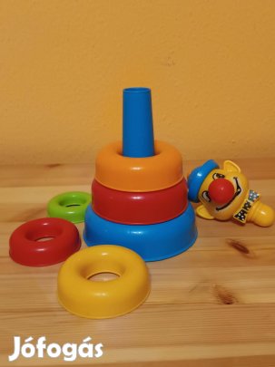 Bohócos összerakható baba játék