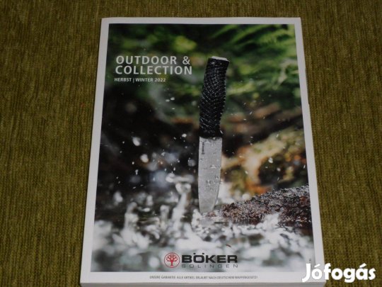 Böker Outdoor & Collection 2022-es késkatalógus