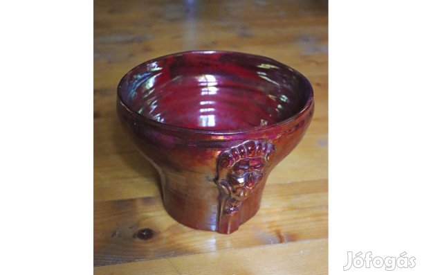 Bokros Júlia eozin mázas kerámia