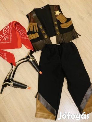 Bölcsis kisfiú sheriff jelmez 2-3 év