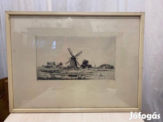 Boldizsár - Meleg nyár, Rézkarc