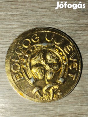 Boldog új évet pénzérme