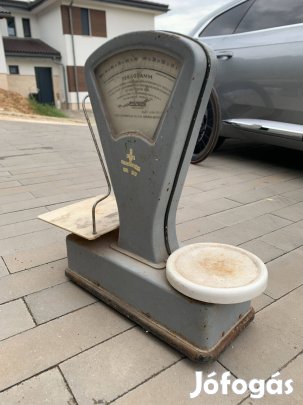 Bolti mérleg fellelt állapotban