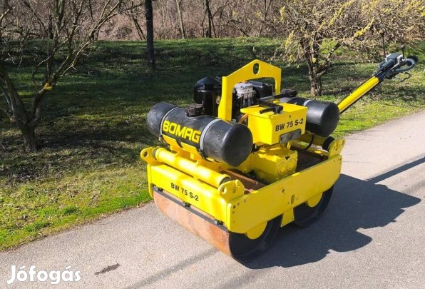 Bomag BW75S-2 Vibrós Padkahenger, Hatz Supra 1D50 Motor