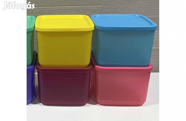 Bomba ÁR! Tupperware színes 1. hűs kocka szett 4x1l Új