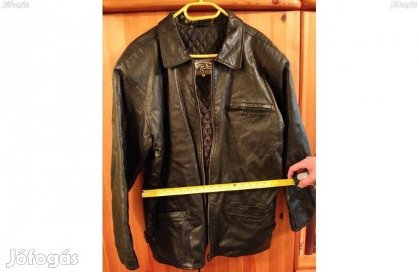 Bomba áron! Bőrkabát valódi bőrből! Új, olasz (férfi, Pantera)
