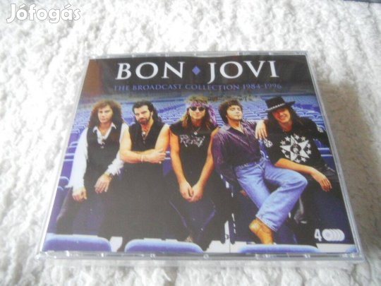 Bon Jovi : The broadcast collection 1984-1996 ( 4CD-Box) Új, fóliás