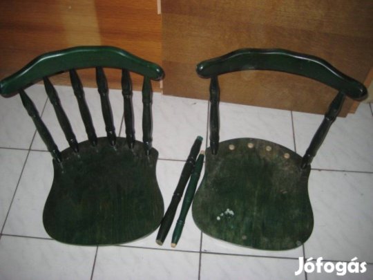 Bonanza zöld étkező szék 2db alkatrésznek