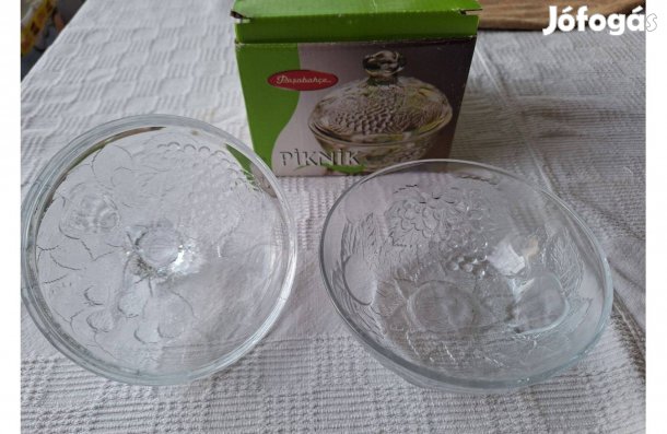 Bonbonier vagy cukorka tartó üveg Bontatlan