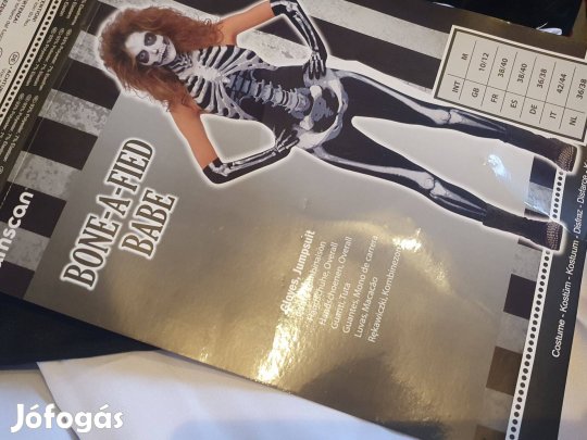 Bone-A-Fied Babe csontváz jelmez -M + ajándék