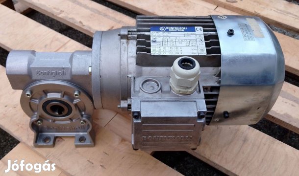 Bonfiglioli VF44 hajtóműves motor 0.37kW, csigahajtómű