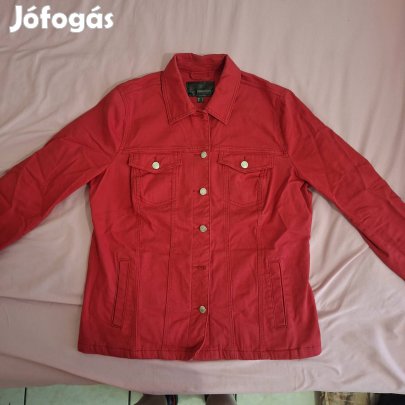 Bonprixes piros női farmer dzseki