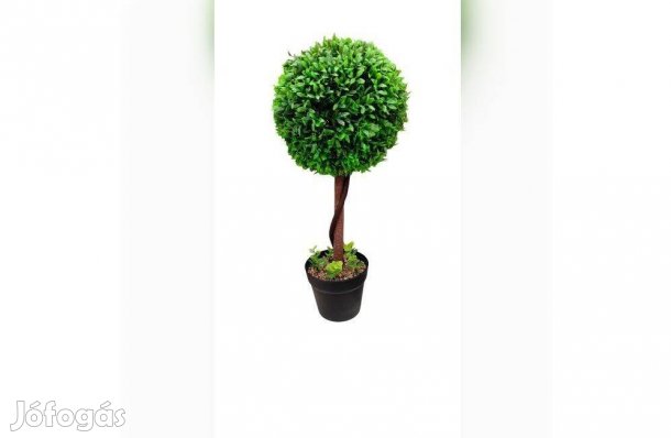 Bonsai növény cserépben mesterséges dísz 53 cm, modern asztali dekor