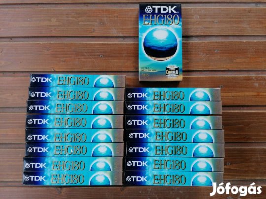 Bontatlan 180 és 240 perces TDK videókazetták