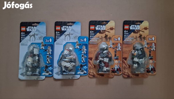 Bontatlan 4 db Star Wars LEGO 40557 + 40558 utánvét