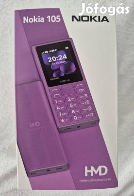 Bontatlan Fekete Nokia 105 (1 év garanciával!) - Áron Alul!