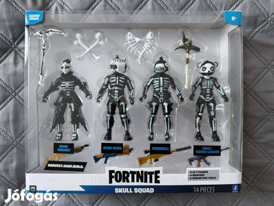 Bontatlan Fortnite figura csomag 14 darabos szett - Skull Squad