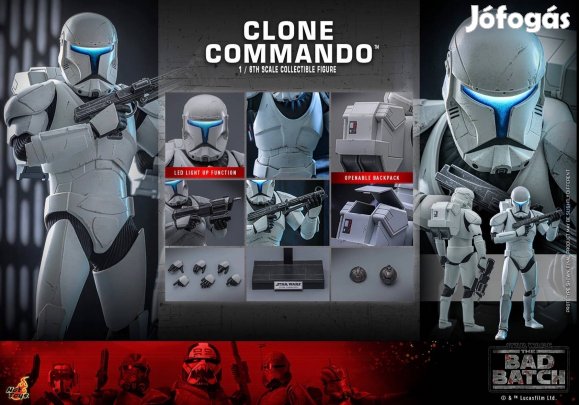 Bontatlan Hot Toys Clone Commando figura