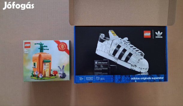 Bontatlan LEGO 40449 Húsvéti Nyuszi sárgarépa háza + Creator 10282 utá