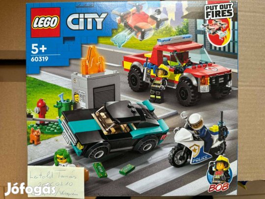 Bontatlan LEGO 60319 Tűzoltás és rendőrségi hajsza