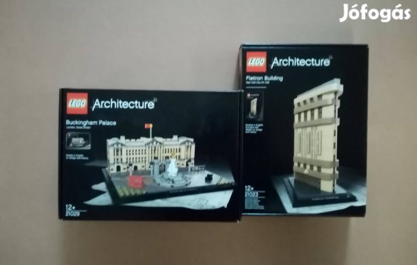 Bontatlan LEGO Architecture 21029 Buckingham + 21023 Flatiron utánvét