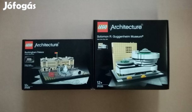 Bontatlan LEGO Architecture 21029 Palota + 21035 Múzeum City utánvét