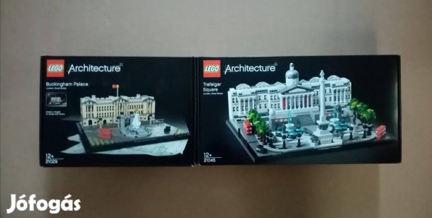 Bontatlan LEGO Architecture 21029 Palota + 21045 Trafalgar tér utánvét