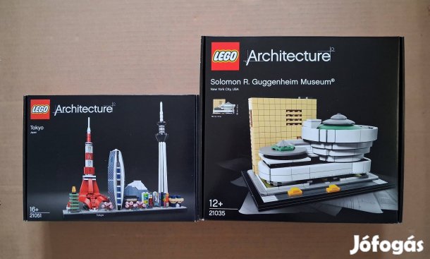 Bontatlan LEGO Architecture 21035 Solomon múzeum + 21051 Tokyo utánvét