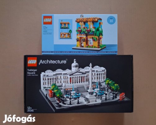 Bontatlan LEGO Architecture 21045 Trafalgar tér + 40583 Házak utánvét