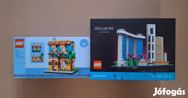 Bontatlan LEGO Architecture 21057 + 40583 Házak a nagyvilágban utánvét