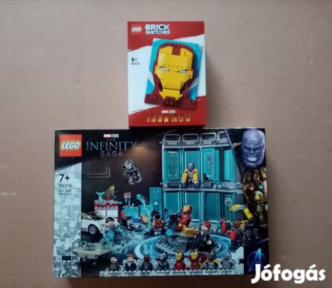 Bontatlan LEGO Brick Sketches 40535 Vasember + Marvel Infinity 76216 u