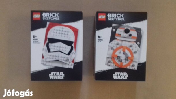 Bontatlan LEGO Brick sketches Star Wars 40391 + 40431 BB-8 utánvét Fox