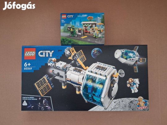 Bontatlan LEGO City 40578 Szendvicsbolt + 60349 Űrállomás a Holdon utá