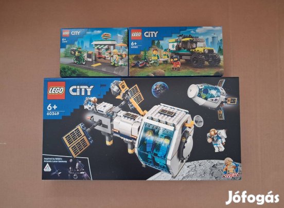 Bontatlan LEGO City 40578 + 40582 + 60349 Űrállomás a Holdon utánvét F