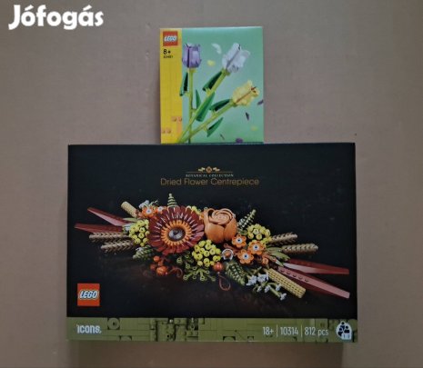 Bontatlan LEGO Creator 40461 Tulipánok + Botanical Collection 10314 ut