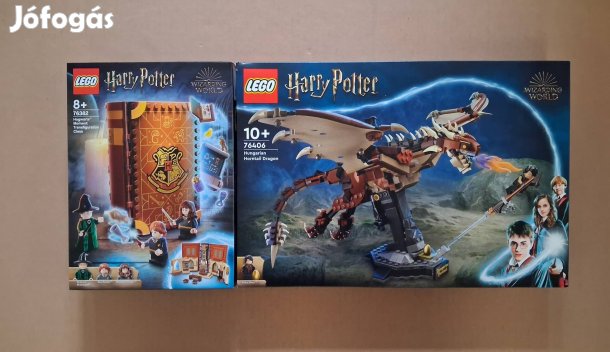 Bontatlan LEGO Harry Potter 76382 Átváltozástan + 76406 Sárkány utánvé